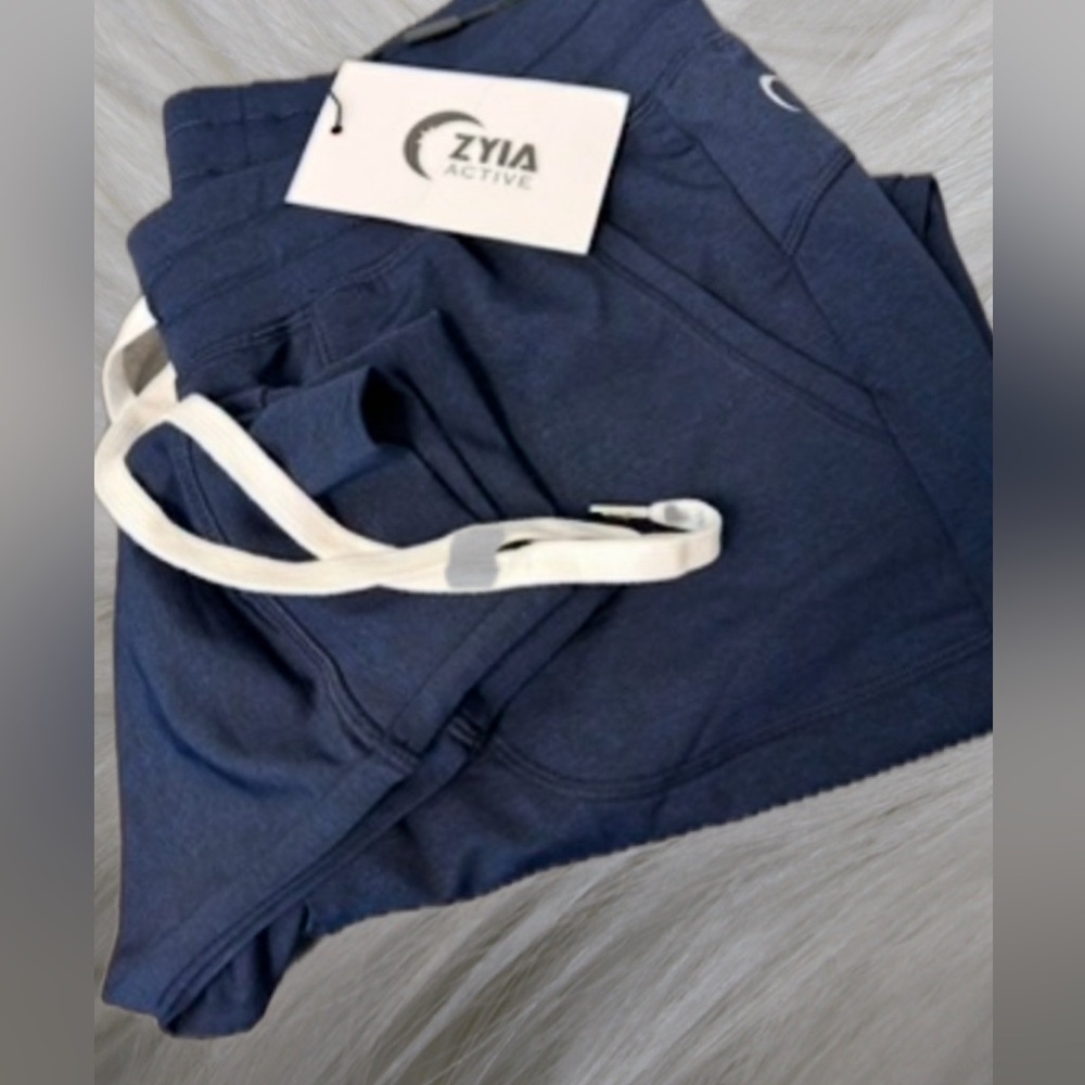 Zyia Navy Cozy Joggers - Picture 4 of 6